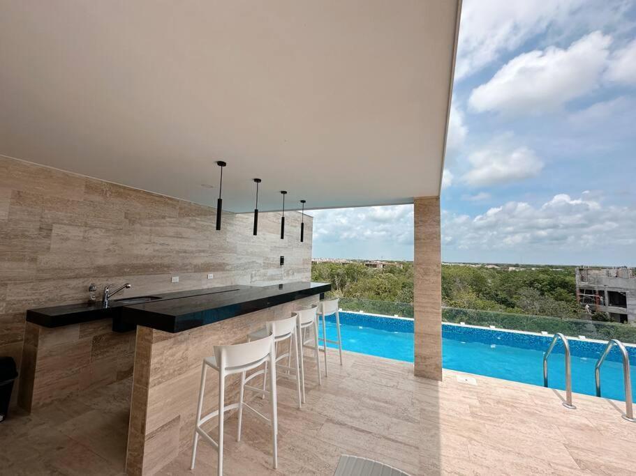 Aldea Zama Loft, Confort & Pool